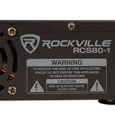 Rockville Commercial Restaurant Bluetooth Amplifier+(8) 3.5" Black Cube Speakers image 7