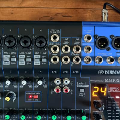 Yamaha MG10XU 10-Channel Analog Mixer 2016 - Present - Black image 16