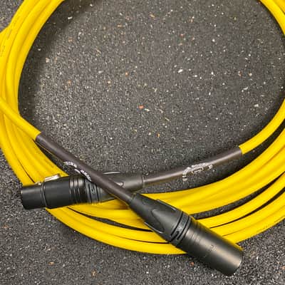 20 Foot XLR Quad Cable - Yellow | Bright Side Sound Machine image 2