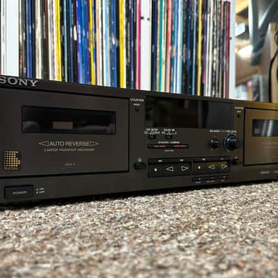 Sony TC-WR521 Dual Stereo Cassette Deck Player Recorder Japan PARTS/REPAIR READ image 4