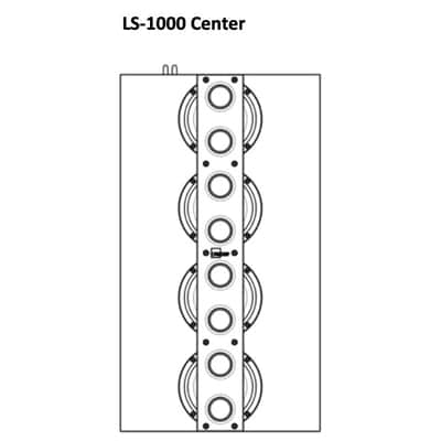 LYNGDORF  LS-1000 Left & Right - 2 Way Line Source Center Integration Modules (Pair) - NEW! image 6