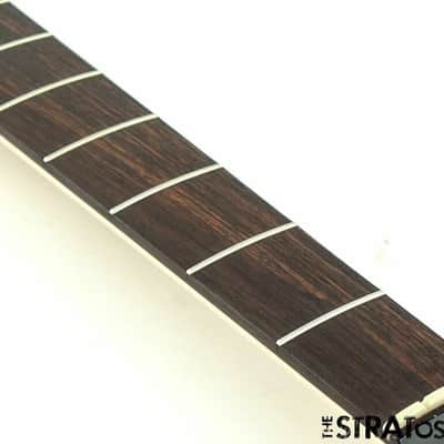 2022 Fender Aerodyne Jazz Bass NECK + TUNERS Guitar Modern Black Headstock image 3