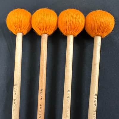 Encore Mallets 43YB, Wound Series, Med Soft, Birch, 2 Pairs - NEAR MINT image 4
