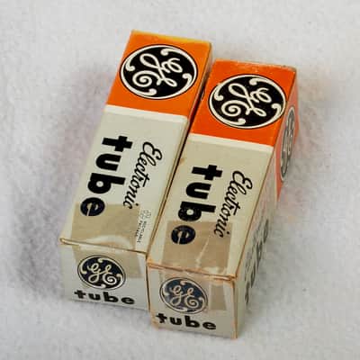 GE EL84 matched pair - Test strong - USA image 11