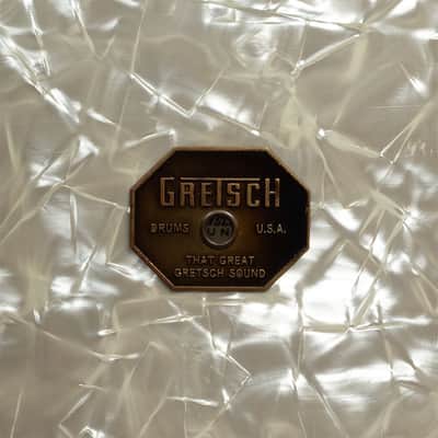Used Gretsch Vintage 60s-70s Player's Kit White Marine Pearl 13, 16, 20 image 18