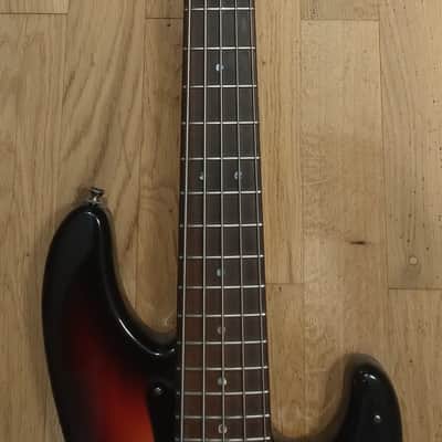 Fender American Deluxe Precision Bass V 2000 3-Color Sunburst USA — Delano Pickups, Original Case image 14