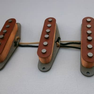 Stratocaster A3/4 Custom Strat Guitar Pickups SET HOT Vintage Hand Wound by Q pickups Fits Fender image 4