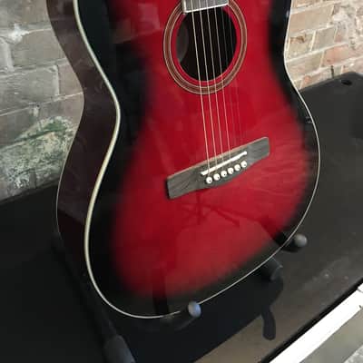Jay Turser Acoustic Guitar - Red Burst image 2