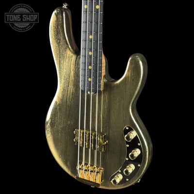 Ernie Ball Music Man 50th Anniversary StingRay Molten Gold w/case K10938 image 7