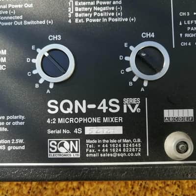 SQN-4S Series IVe Professional Portable Mixer image 8