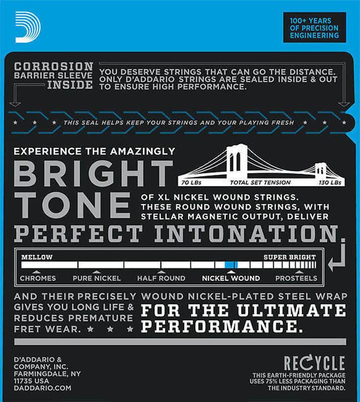 D'Addario EXL150 Nickel Wound 12-String Electric Guitar Strings, Regular Light Gauge image 3