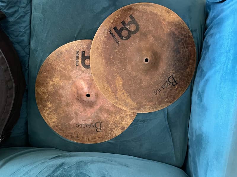 Meinl 15" Byzance Dark Hi-Hat (Pair) 2004 - Present - Un-Lathed image 1