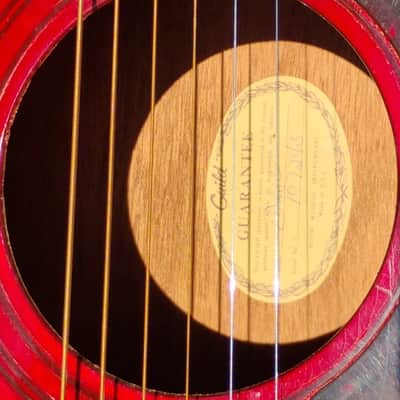 Guild D-25 - 1974 - Cherry Red image 11