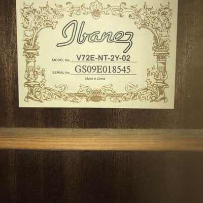 Ibanez V72E-NT-2Y-02 Early 2000s Natural image 2