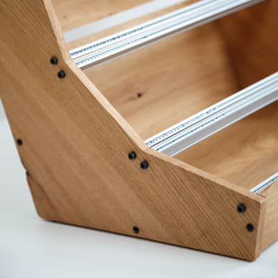 2 Many Synths 9U 84HP Solid Oak Eurorack case image 5