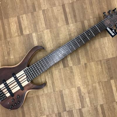 Ibanez BTB7 NTF Bass Workshop 7-string bass - Vintage Natural Flat image 25