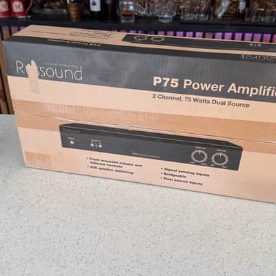 Russound P75 Dual Source Power Amplifier – 2 Channel / 75 Watt Audio Amp – NEW Open Box image 4