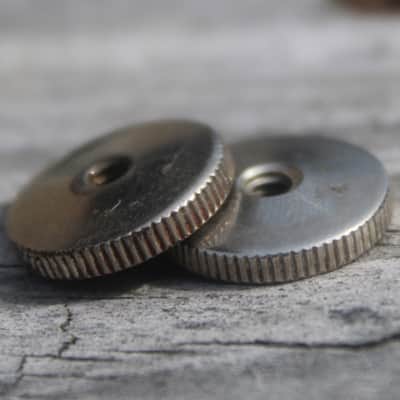 RARE Early 1960's Gibson ABR-1 Domed Nickel Thumb Wheels 1961 1962 1963 1964 image 4