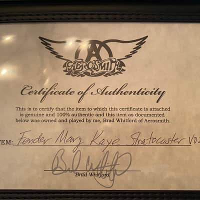 Fender Stratocaster Mary Kaye Owned by Brad Whitford of Aerosmith for 25+ Years image 6