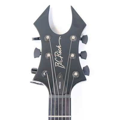 2011 B.C. Rich Draco Black w/ D-Xtender, String-Thru Bridge