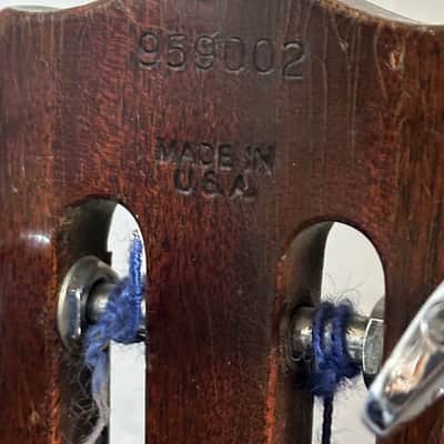 Gibson EBO Fretless Bass Guitar 1969 - 73 Natural Mahogany image 10