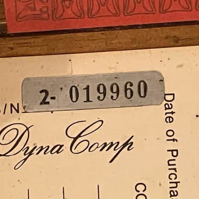 1978 Vintage Analog MXR Dyna Comp Compressor Guitar Effects Pedal with Original Box and Sticker, Made in USA image 14