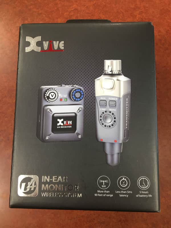Xvive U4 Wireless In-Ear Monitor System - Black image 1