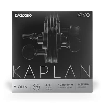 D'Addario KV310 4/4M Kaplan Vivo 4/4 Violin Strings - Medium 2014 - 2020 - Standard image 1