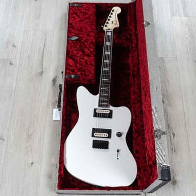 Fender Jim Root Jazzmaster V4 Guitar, Ebony Fingerboard, Flat White image 10