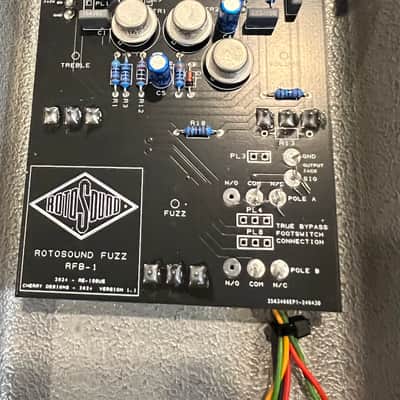 Rotosound RFB1 Limited Edition 1967 Fuzz Reissue Guitar Effects Pedal Silver Hand Built In the UK image 6