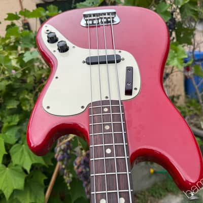 1975 Fender Musicmaster Bass - Dakota Red - OHSC image 8