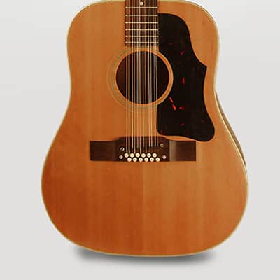 Gibson  B45-12-N 12 String Flat Top Acoustic Guitar (1965), ser. #278074, black soft shell case. image 1