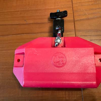 Latin Percussion LP1207 Medium-Pitched Jam Block (Red) with Bracket 2010s - Red image 1
