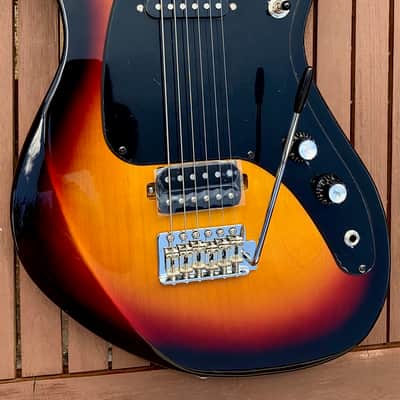 Aria Pro II Jet B'Tone 3 Tone Sunburst Baritone Electric Guitar *Demo Video Inside* image 1
