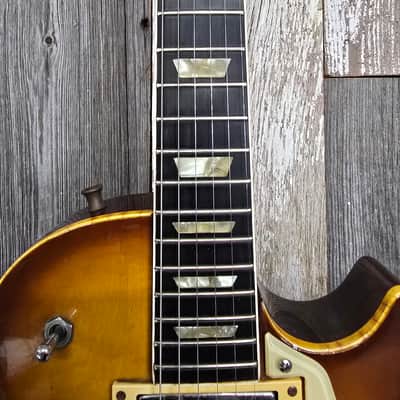 Greco EG Single Cutaway Custom 1974 - 1978 - Cherry Sunburst with Chrome Hardware image 6
