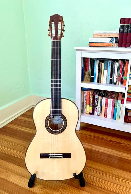 2025 Stephen Eden Classical/Flamenco Guitar, Santos Hernandez Model image 1
