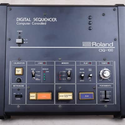 Roland CSQ-100 Sequencer 1979 Black Made in Japan MIJ First Year of Production Boxed image 8