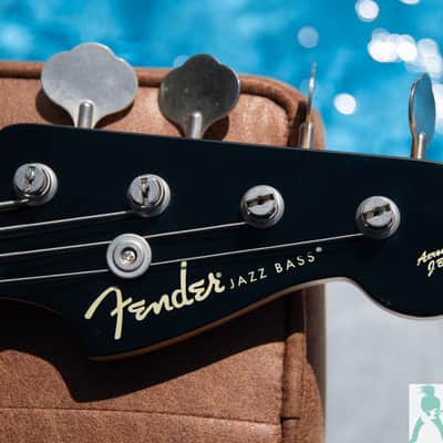 Fender AJB Aerodyne Jazz Bass w Matching Headstock - Made in Japan - Pro Set Up w Perfect Frets/Action/Intonation! image 5