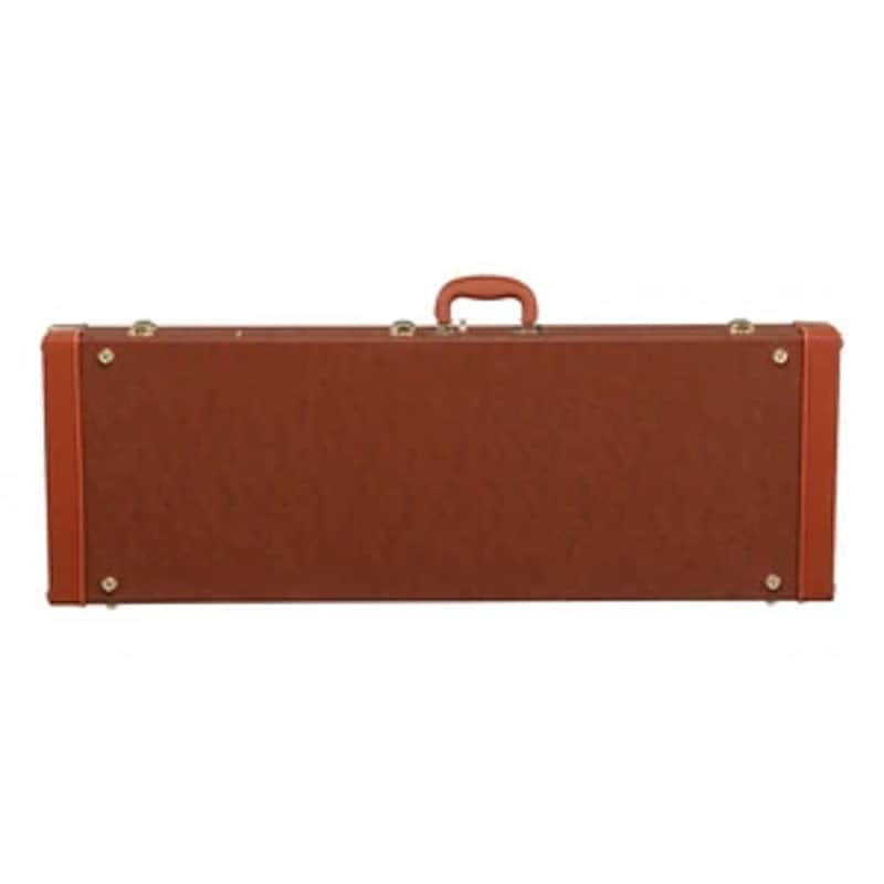 Deluxe Leather Brown Tele Hard Case 2026 - new in bubble wrap image 1