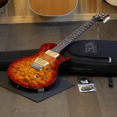 Minty! 2007 PRS Single Cut Tremolo 10 Top Electric Guitar Dark Cherry Monster Quilt + GB image 1