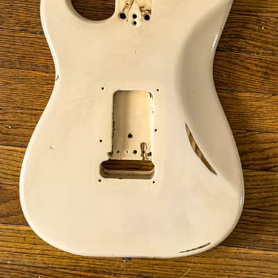 Blonde Fender Stratocaster body (late 70s/eary 80s)--with new bonus photo! image 3