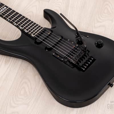 1995 ESP Custom Shop Horizon-Custom SSH Superstrat Black Satin w/ Floyd Rose, Case image 10