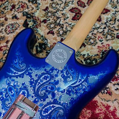 2025 Fender Japan Limited Edition Indigo Paisley Stratocaster, Fender Flagship Tokyo Store Exclusive Color, MIJ JD25 image 18