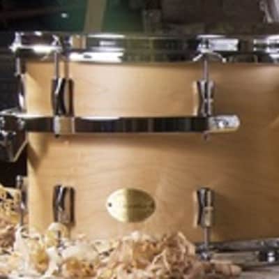 Noble & Cooley *Pre-Order* CD Maple 10x7" Natural Satin Rack Tom Drum w/Chrome Hardware | Made in the USA | Special Order | Authorized Dealer image 1