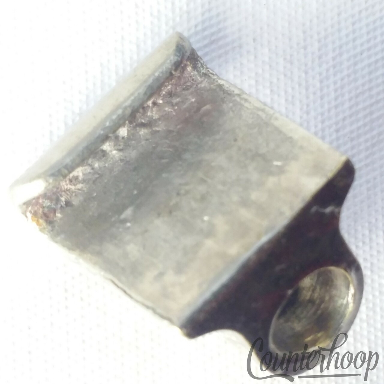Solid Machined Tension T-Rod Clip Nickel Single-Flange Rim Floor/Tom/Snare Drum — main photograph