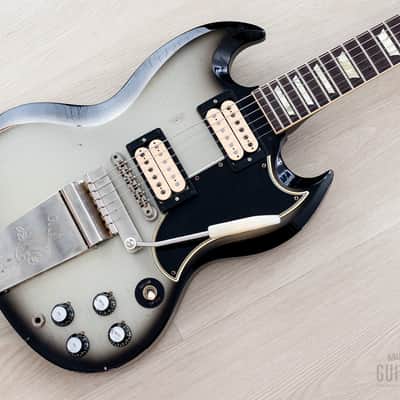 2025 Gibson Custom Shop 1961 Les Paul SG Standard CME Spec Murphy Lab Heavy Aged Silverburst w/ Case, Tags, CoA image 1
