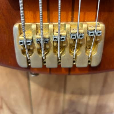 Schecter Stiletto Studio-5 Active 5-String Bass 2010s - Honey Satin image 5