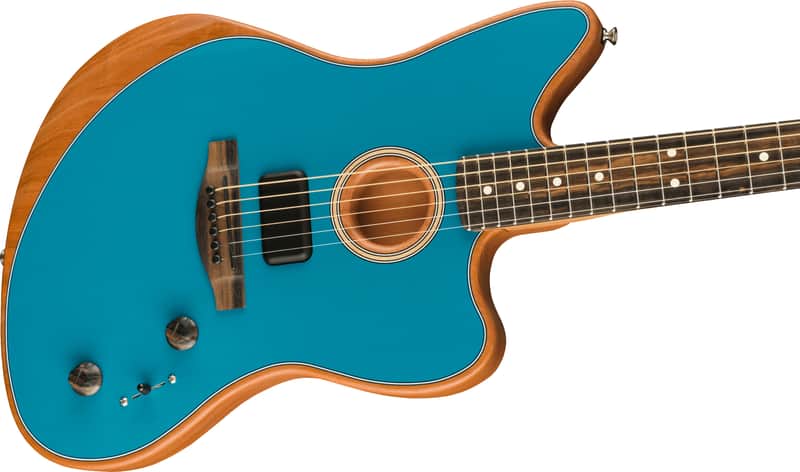 Fender American Acoustasonic Jazzmaster - Ocean Turquoise image 1