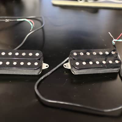 Bare Knuckle Cold Sweat Humbucker 7 String Guitar Pickup Set Black image 1