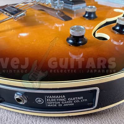YAMAHA SA-70 Vintage semi-acoustic bass - Japan 1968-73 w/OHSC image 23